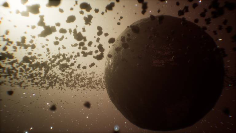 Procedural Asteroids by Mario Tébar